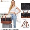 LOVEVOOK Weekender Bag, Large Travel Duffel Bag for Women with 2 Packing Cubes, Carry on Overnight Bag with Shoe Compartment, Mom Hospital Bags for Labor and Delivery - Image 6