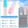 Lusofie 6Pcs Silicone Travel Sleeves For Toiletries Reusable Bottle Covers For Travel Leak Proof Travel Bottles Toiletry Sleeves For Leak Proofing Travel Essentials For Women Travel Accessories - Image 7