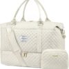LOVEVOOK Travel Duffle Bag,Weekender Bags for Women with Shoe Compartment，Carry on Overnight Bag with Toiletry Bag,Gym Duffel Bag with Wet Pocket, Hospital Bags for Labor and Delivery