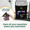 Airplane Pockets Airplane Tray Table Cover with Pocket Organizer | Seat Back Organizer & Storage for Personal Items | Travel Accessories | Clean and Convenient Airplane Travel Essentials for Flying - Image 6