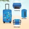 URBEST Luggage Cover Protector Suitcase Anti Scratch Dirt Covers, Fits 18"-22" Luggage City Travel - Image 4