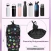 Water Bottle Holder Carrier Bag with Strap - Crossbody Sling for Walking with Phone Pocket Insulated for 32 24 oz - Image 2