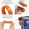 Luggage Wheel Covers, 8 Pack Luggage Wheel Protector Covers, Silicone Suitcase Wheel Covers, for Most 8-Spinner Wheels Carry on Luggage, Anti Wear and Shock Absorption (Orange) - Image 6