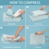 Compression Packing Cubes - Etercycle 5 Set Travel Organizer Bags for Luggage with Shoe Bag, Expandable and Premium Storage - Essential for Suitcases Travel - Image 5