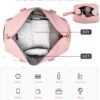 Duffle Bag for Travel, Weekender Bag with Shoe Compartment, Carry On Overnight Bag for Women with Toiletry Bag, 50L Gym Bag with Wet Pocket, Hospital Bags for Labor and Delivery - Image 5