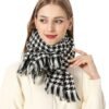 ZGMYC Women Leopard Print Cashmere Feel Winter Scarf Fashion Soft Warm Pashmina Blanket Shawl Wrap - Image 2