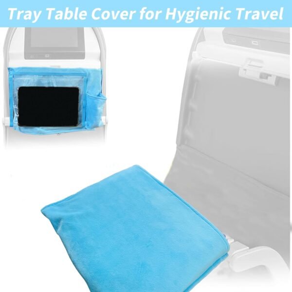 Toddler Travel Bed, Tray Table Cover with Pockets, Airplane Travel Essentials, Kids Airplane Seat Extender, Airplane Must Haves and Flying Essentials - Image 6