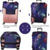 7-mi Suitcase Cover Protectors,28 Inch Luggage Cover for Wheeled Suitcase Travel Elastic Spandex Suitcase Protector - Image 4