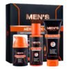 Mens Skincare Set - Oil Control Skin Care Set - Gift Set for Men - Skincare with Cleanser-Toner-Lotion - Gifts for Boyfriends Moisturzing - Christmas Gifts for Him - Travel Essentials Gifts for Dad