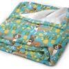 (Chihuahua Dog Pineapple) Print Fall Throw Blanket Personalized Soft Flannel Blanket for Bed Couch Sofa, Blanket for Lightweight Fuzzy Cozy Blankets for Travel Office Home 50"X40" - Image 3