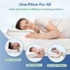 Basic Beyond Cervical Pillow for Neck Pain Relief, 26x17 Inches Ergonomic Pillow for Neck Correction, Memory Foam Pillow with Good Neck Support - Image 5