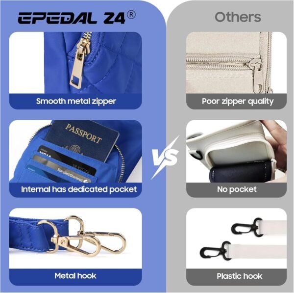 Water Bottle Carrier Bag with Phone Pocket for Stanley 25 & 32 oz, Insulated Water Bottle Holder Pouch with Airtag Passport Pocket Card Slot, Used for Stanley Cup Accessories and travel - Image 5