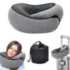 WEERSHUN Travel Pillows for Airplanes,2024 New Travel Pillow,Travel Neck Pillow Neck Pillow Airplane Memory Foam Travel Pillow Neck Pillow for Traveling Suitable for Airplanes,Offices and Cars