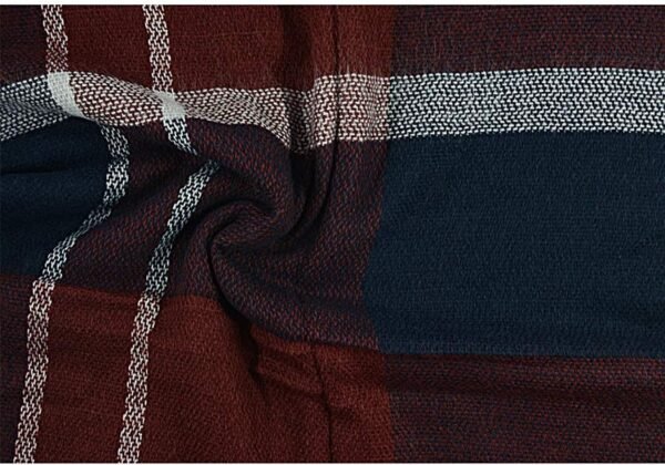 Century Star Womens Winter Scarf Fall Plaid Scarf Knit Oversized Large Triangle Scarf for Women Warm Shawl Wrap - Image 5