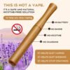 Quit Smoking Inhaler,Essential Oil Inhaler,Portable Smokeless Inhalers,Wooden Vaporless Inhaler,Mini Travel Essentials,Gifts for Men Who Have Everything,Gifts for Women - Image 2