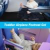 Toddler Travel Bed, Airplane Travel Seat Essentials Kids, Portable Toddler Bed, Baby Airplane Travel Cot Accessories, Airplane Must Haves for Toddlers - Image 2