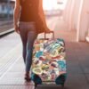 Nsipan Travel Luggage Covers Elastic Suitcase Protector with Stamp Pattern Luggage Covers for Suitcase Protector Suitcase Cover Fit for 18-21 Inch Luggage - Image 6