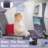 Airplane Seat Extender for Kids,Kids Airplane Travel Bed,Toddler Plane Travel Essentials,Waterproof Airplane Seat Extender,Portable Plane Bed Foot Rest for Flights - Image 5
