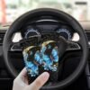 BIGCARJOB Butterfly Blue Luggage Handle Wrap Set for Suitcase Replacement Suitcase Identifier Protective Cover Trolley Case Grip Butterfly Travel Luggage Accessories Door Handle Covers - Image 5