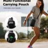 64oz Insulated Water Bottle with Handle, INSPI Half Gallon Stainless Steel Water Bottles, Travel Flask with Straw Spout Lid and Carry Pouch, Mug Tumbler Cup, Keep Cold Hot, Purple - Image 5