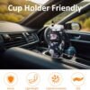 Water Bottle Carrier Bag with Paracord Handle for Stanley 40/30 oz Tumbler Neoprene Insulated Mug Sleeve Pouch with 2 Pockets & Adjustable Strap & Straw Cover for Stanley Cup Accessories - Image 7