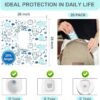 Toilet Seat Covers Disposable, 20 PCS Extra Large Waterproof Toilet Potty Seat Covers for Toddlers, Kids Potty Training, Potable Potty Seat Covers Travel Essentials for Airplane, Public Restroom,Trip - Image 3