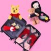 iPlay, iLearn Unicorn Kids Luggage, Girls Carry on Suitcase W/ 4 Spinner Wheels, Pink Travel Luggage Set W/Backpack, Trolley Luggage for Children Toddlers - Image 4
