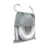 Nuby On-The-Go Portable Potty Seat - Travel Toilet Seat for Boys and Girls 18+ Months - Includes Storage Bag and Disposable Potty Liners - Toddler Travel Essentials - Toddler Potty Training Toilet - Image 7