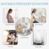 Toilet Seat Covers Disposable, 20 Pcs Extra Large Waterproof Toilet Cover for Toddlers & Adults, Portable Individually Wrapped Travel Essential for Kids Potty Training, Public Restroom, Airplane, Trip - Image 5