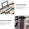Travel Luggage Cover Horse Stripes Pattern Suitcase Covers for Luggage Fashion Suitcase Protector Fits 18-32" Luggage, Black, M, Luggage Set - Image 6