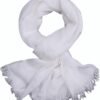 Lightweight Cotton and Linen Scarves for Women Large Shawls and Wraps for Summer Travel