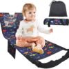 Airplane Seat Extender for Kids,Kids Airplane Travel Bed,Toddler Plane Travel Essentials,Waterproof Airplane Seat Extender,Portable Plane Bed Foot Rest for Flights