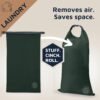 Compression Packing Cubes for Travel - Luggage and Backpack Organizer Packaging Cubes for Clothes (Green and Brown, 6Piece) - Image 8