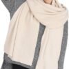 Wander Agio Women's Warm Scarves Long Shawl Winter Warm Large Scarf Pure Color