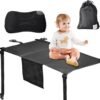 Airplane Seat Extender for Kids with Pillow - Toddler Travel Bed & Toddler Airplane Bed - Must Have for Travel with Kids - Inflatable Foot Rest Airplane & Airplane Kids Bed -Toddler Travel Essential