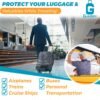 Guardify® Luggage Covers for Suitcase Tsa Approved, 30" Clear Luggage Protector Suitcase Cover|Sturdy Transparent & PVC Waterproof Travel Luggage Sleeve|Carry On Luggage Plastic Cover in 1 Perfect Fit - Image 8