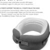 Travel Pillow, Airplane Neck Pillow for Long Flight, Portable Adjustable U Shape Neck Pillow for Sleeping Travel, Airplane Sleep Support, Removable and Washable Pillowcase - Image 4