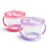 Munchkin® Snack Catcher® Toddler Snack Cups, 2 Pack, Pink/Purple