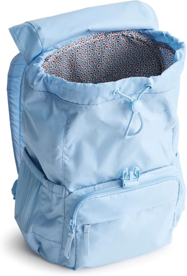 Vera Bradley Women's Ripstop Polyester Berkhill Backpack, Placid Blue, One Size - Image 3