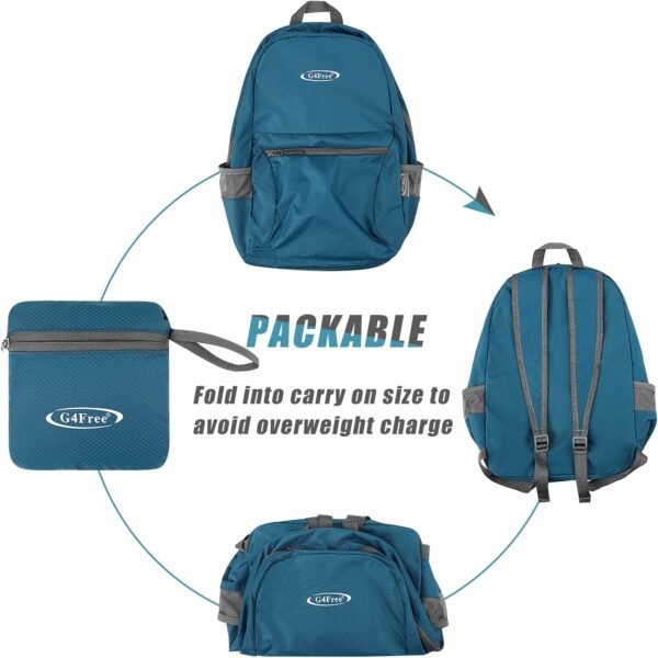 G4Free 20L Lightweight Packable Backpack Travel Hiking Daypack Foldable Backpack for Men Women - Image 6