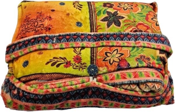 Johnny was Tiedye Scarf Print Travel Blanket - H13924-8 - Cozy Travel Or Nap Blanket - Image 3