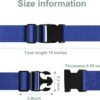 4-Pack Luggage Straps, Adjustable Wide Travel Belt to Keep Your Suitcase Secure, Heavy Duty Luggage Belt for Suitcase, Blue - Image 4