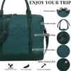 LEDAOU Weekender Travel Overnight Bag Women Ladies Carry On Tote Duffle Bag with Luggage Sleeve - Image 5