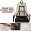LOVEVOOK Travel Laptop Backpack Women,15.6 Inch Water Resistant Travel Backpack for Women,Work Computer Back Pack for College Business,Khaki… - Image 8