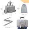 BAGSMART Weekender Bags for Women, Travel Duffle Overnight Bag Personal Item Bag with Shoe Bag for Travel Essentials - Image 6
