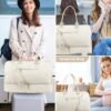 LOVEVOOK Weekender Travel Bags for Women,Large Carry on Duffle Bag with Shoe Compartment,Overnight Bag with Toiletry Bag,Hospital Bag for Labor Delivery,Gym Tote Bag 3 Pcs Set - Image 7