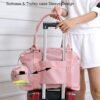 Women Tote Bag Travel Duffel Bag Carry On Luggage Bag Sports Gym Bag - Image 4