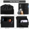 Water Bottle Holder with Strap, Water Bottle Carrier Bag with Phone Pocket, Shoulder Hand Strap Insulated Neoprene 32/40 oz Water Bottle Sleeve for Walking Hiking Camping Gym - Image 3