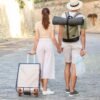 3 Pcs PVC Luggage Cover Waterproof Transparent Suitcase Cover Thicken Luggage Protector for Travel, Fits 20" 24'' 28" Luggage (Navy Blue) - Image 6