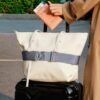 TOOVREN 2-in-1 Travel Belt for Luggage Straps Add a Bag Bungees Luggage Strap Over Handle Suitcases Belt for Carry On Bag Elastic Belt Adjustable Suitcase Strap Airport Travel Accessories Gray - Image 8